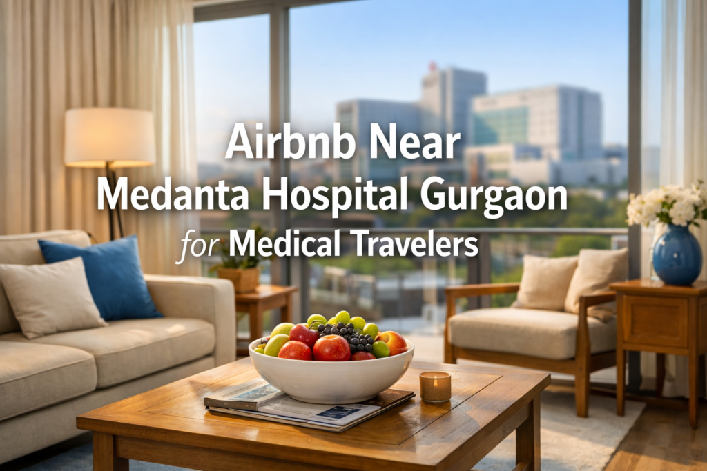 Airbnb Near Medanta Hospital Gurgaon for Medical Travelers