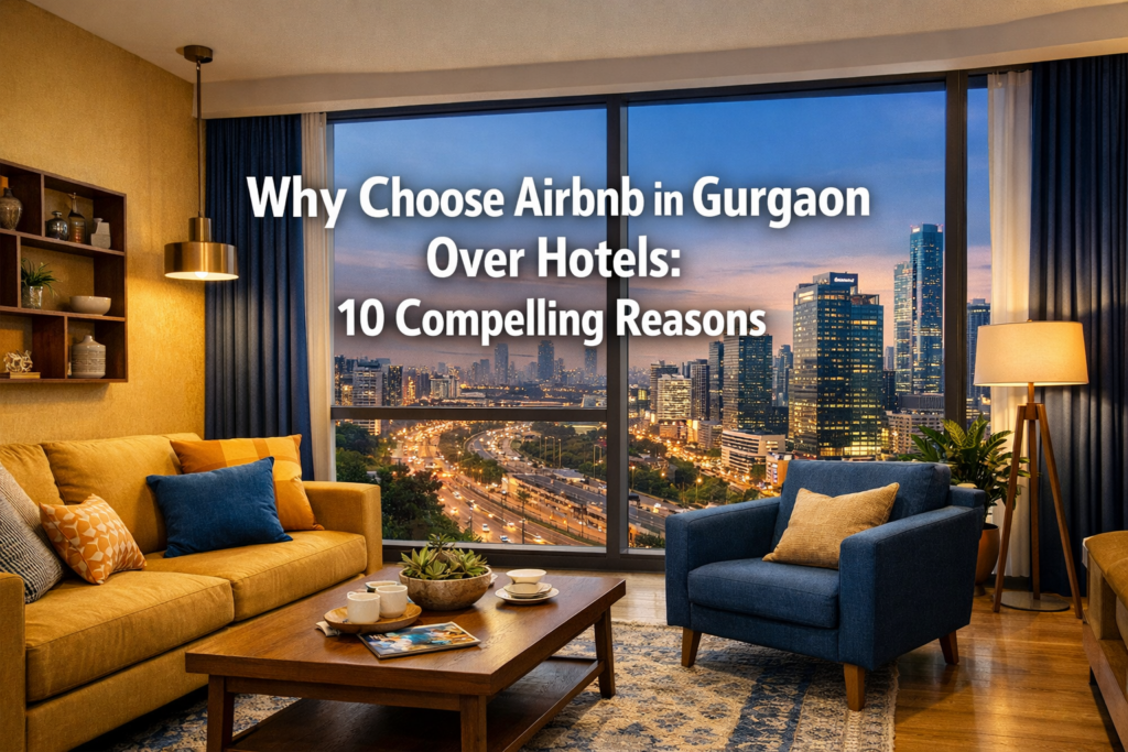 Why Choose Airbnb in Gurgaon Over Hotels: 10 Compelling Reasons