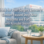 Airbnb for Post-Surgery Recovery: Comfort-Focused Stays Near Medanta and Fortis with Accessible Amenities