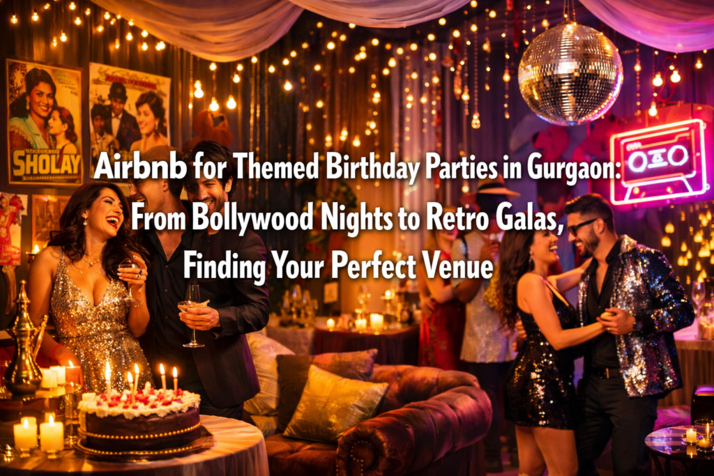 Airbnb for Themed Birthday Parties in Gurgaon: From Bollywood Nights to Retro Galas, Finding Your Perfect Venue