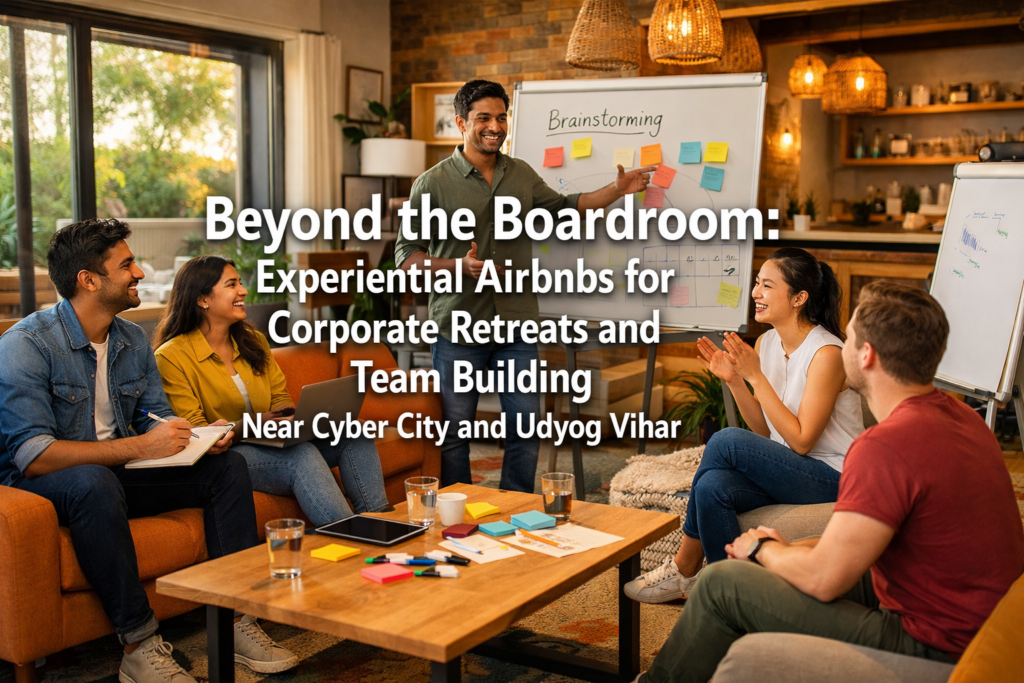 Beyond the Boardroom: Experiential Airbnbs for Corporate Retreats and Team Building Near Cyber City and Udyog Vihar