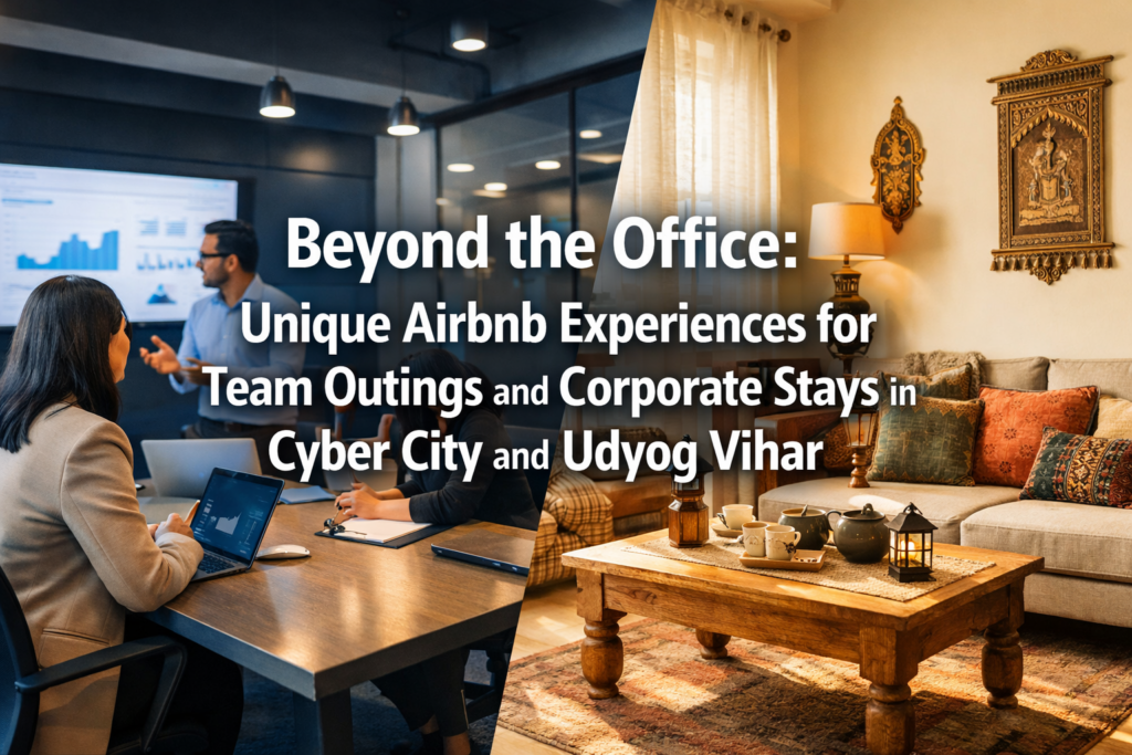 Beyond the Office: Unique Airbnb Experiences for Team Outings and Corporate Stays in Cyber City and Udyog Vihar