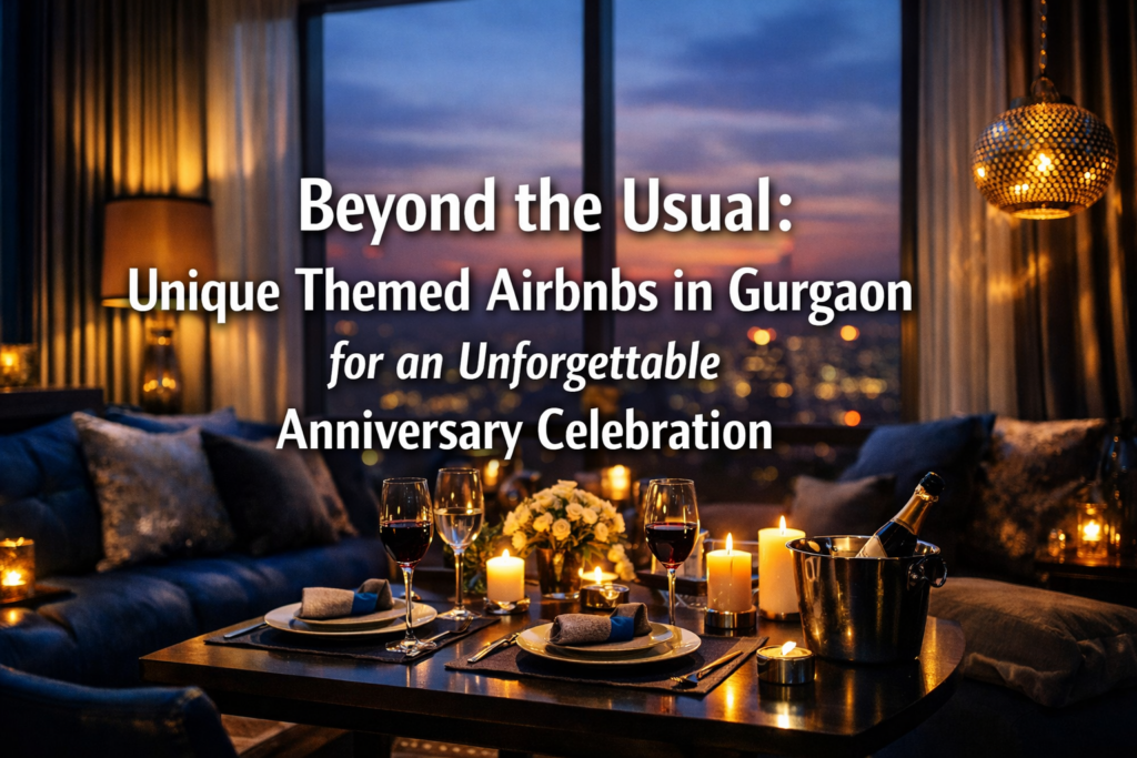 Beyond the Usual: Unique Themed Airbnbs in Gurgaon for an Unforgettable Anniversary Celebration