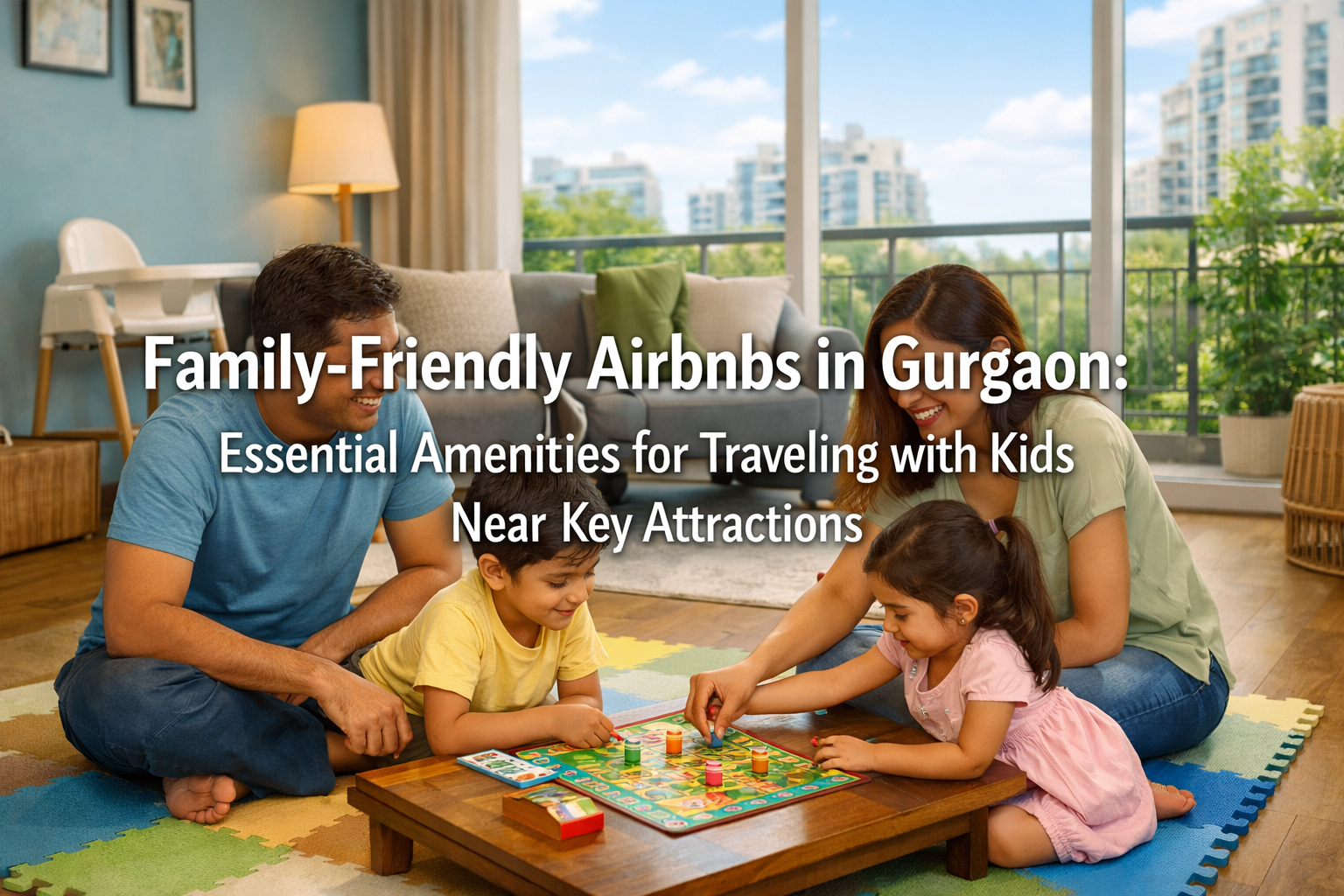 Family-Friendly Airbnbs in Gurgaon: Essential Amenities for Traveling with Kids Near Key Attractions