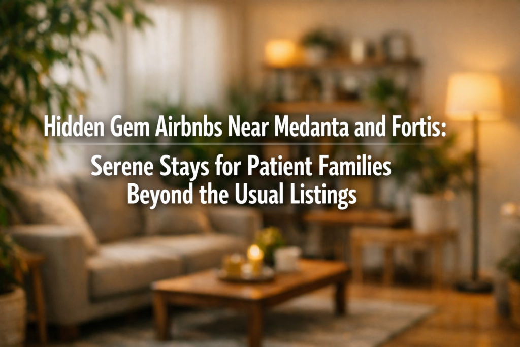 Hidden Gem Airbnbs Near Medanta and Fortis: Serene Stays for Patient Families Beyond the Usual Listings