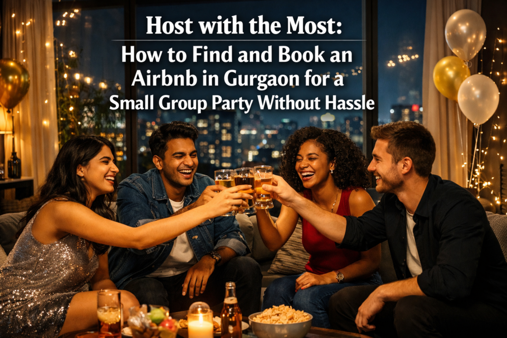 Host with the Most: How to Find and Book an Airbnb in Gurgaon for a Small Group Party Without Hassle