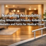 Navigating Accessibility: Finding Wheelchair-Friendly Airbnbs Near Medanta and Fortis for Medical Travel
