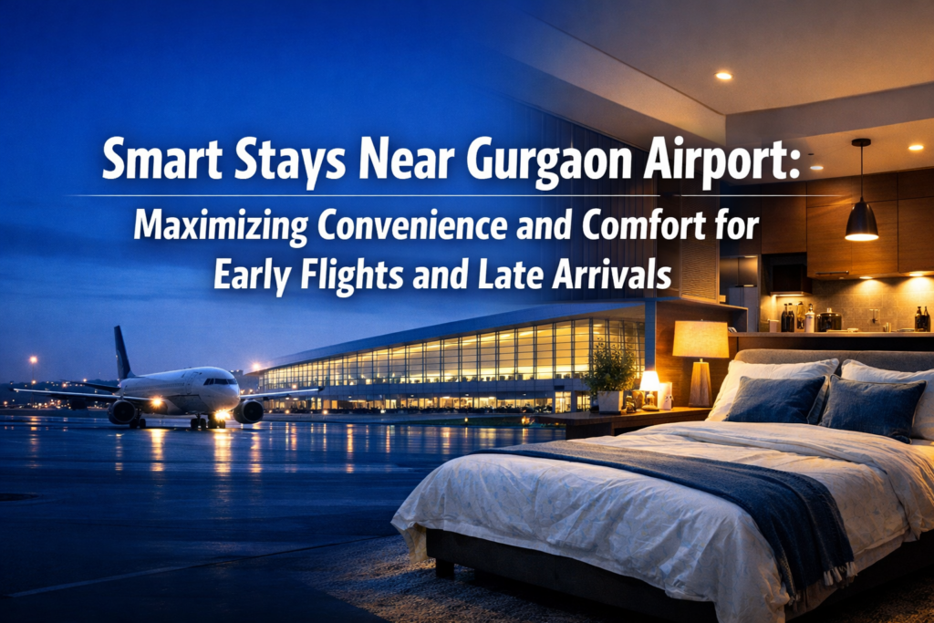Smart Stays Near Gurgaon Airport: Maximizing Convenience and Comfort for Early Flights and Late Arrivals