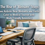 The Rise of 'Bleisure' Stays: How Airbnbs Near Medanta and Fortis Cater to Medical Tourism with Work-Friendly Amenities
