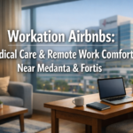 The Rise of 'Workation' Airbnbs Near Medanta and Fortis: Blending Medical Appointments with Remote Work Comfort