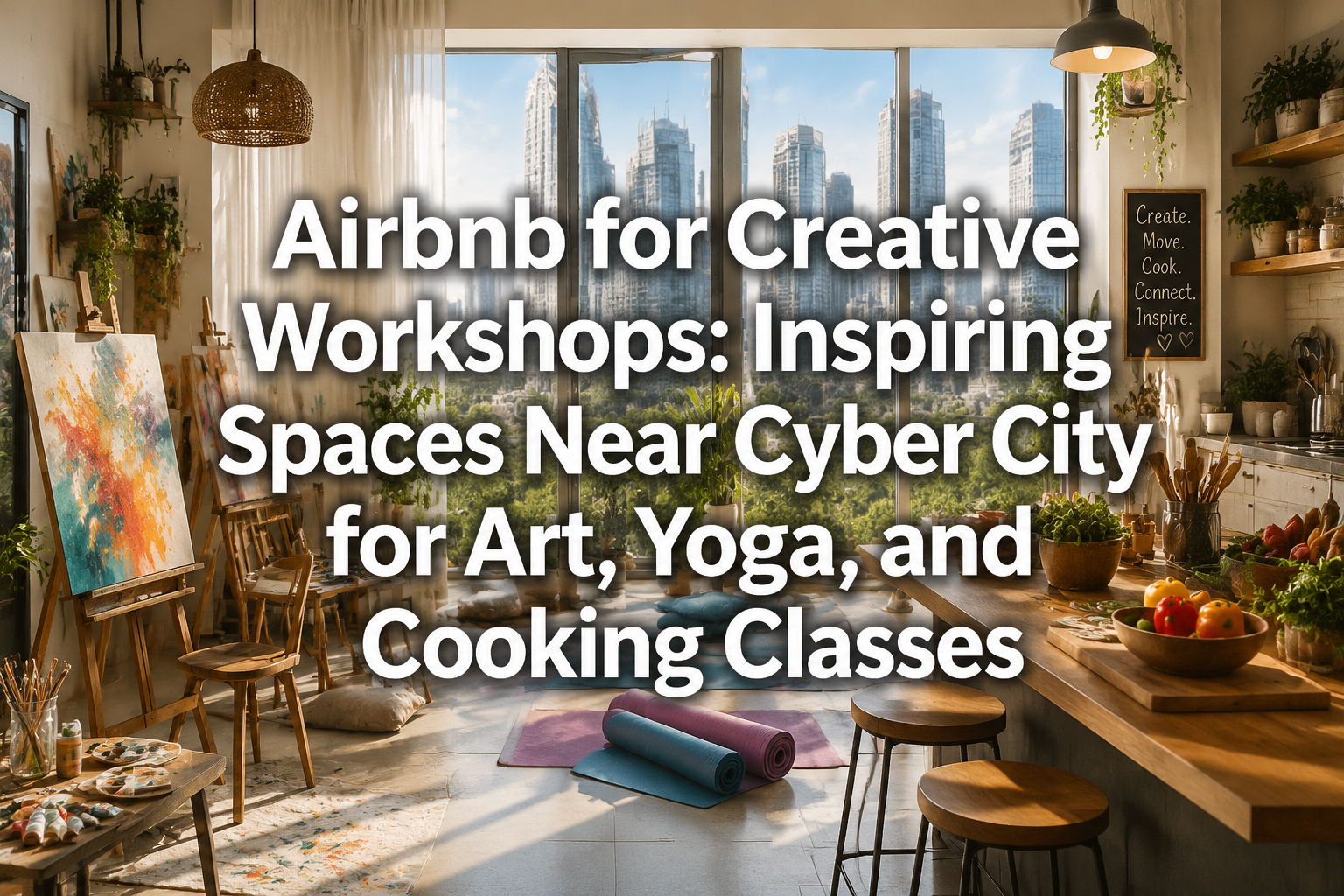 Airbnb for Creative Workshops: Inspiring Spaces Near Cyber City for Art, Yoga, and Cooking Classes