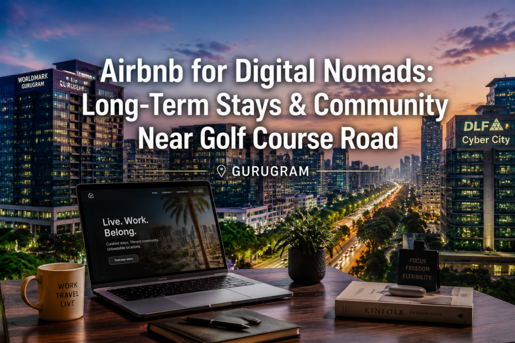 Airbnb for Digital Nomads: Long-Term Stays and Community Building Near Golf Course Road