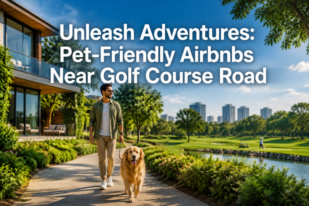 Airbnb for Pet-Friendly Getaways: Discovering Stays Near Golf Course Road for Furry Friends and Their Owners