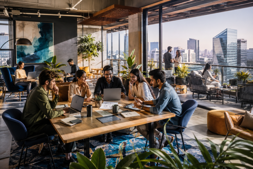 Airbnb for Team Retreats: Boosting Productivity and Morale Near Udyog Vihar and Cyber City