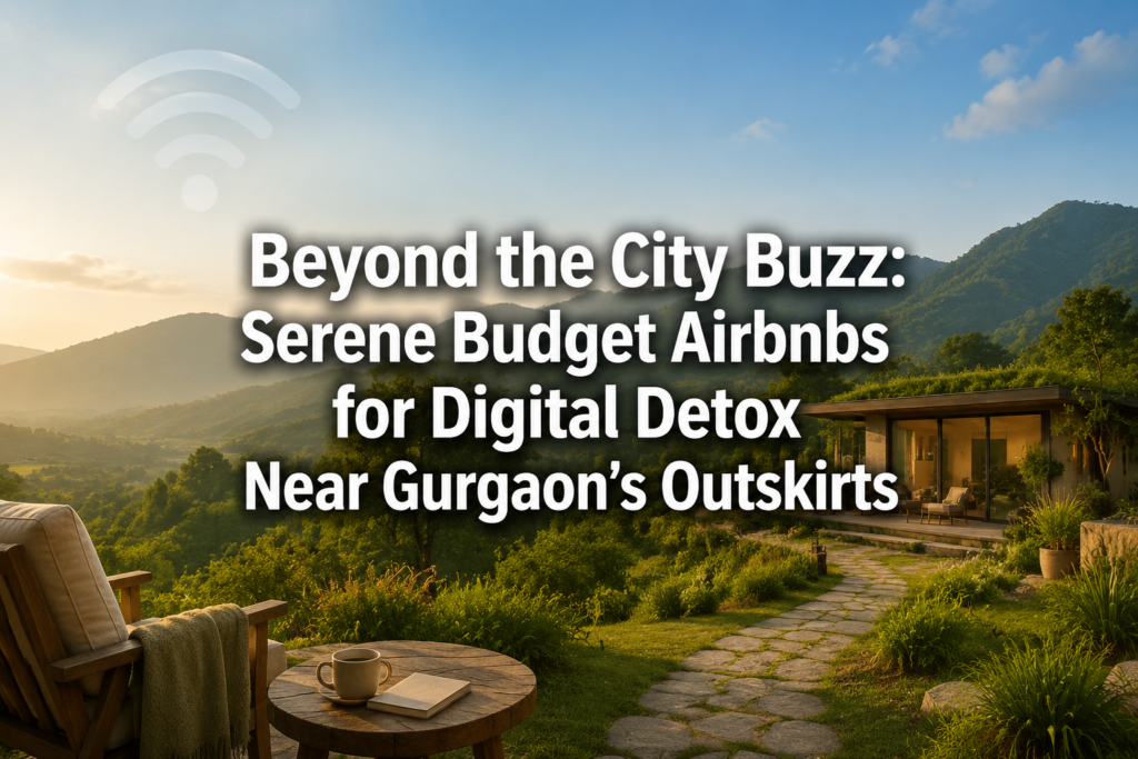 Beyond the City Buzz: Serene Budget Airbnbs for Digital Detox Near Gurgaon's Outskirts