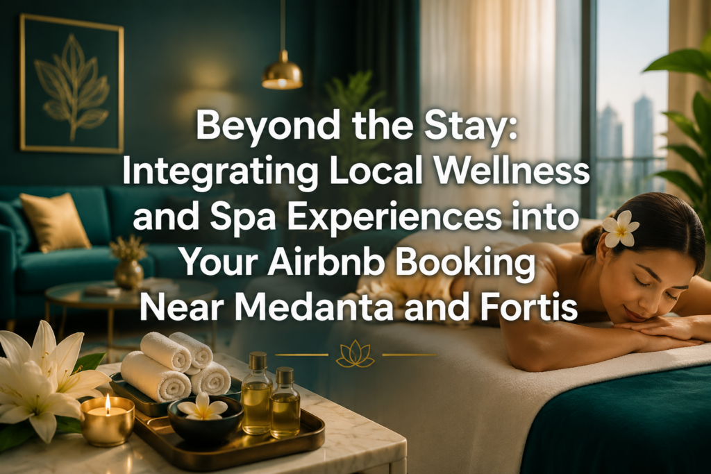 Beyond the Stay: Integrating Local Wellness and Spa Experiences into Your Airbnb Booking Near Medanta and Fortis