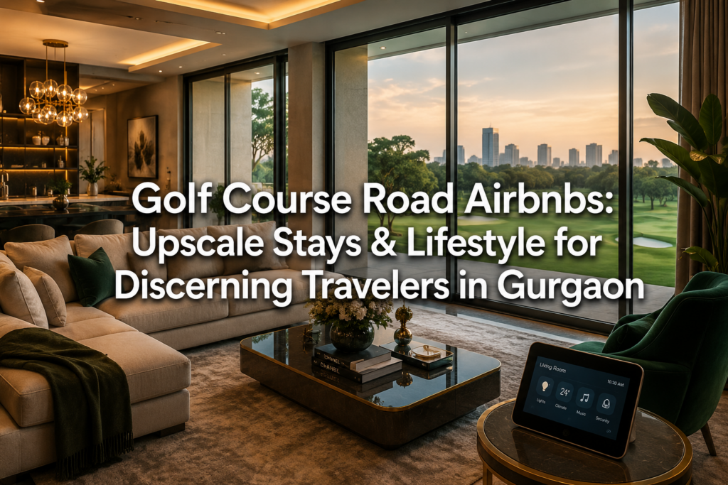 Golf Course Road Airbnbs: Upscale Stays and Lifestyle Amenities for the Discerning Traveler in Gurgaon