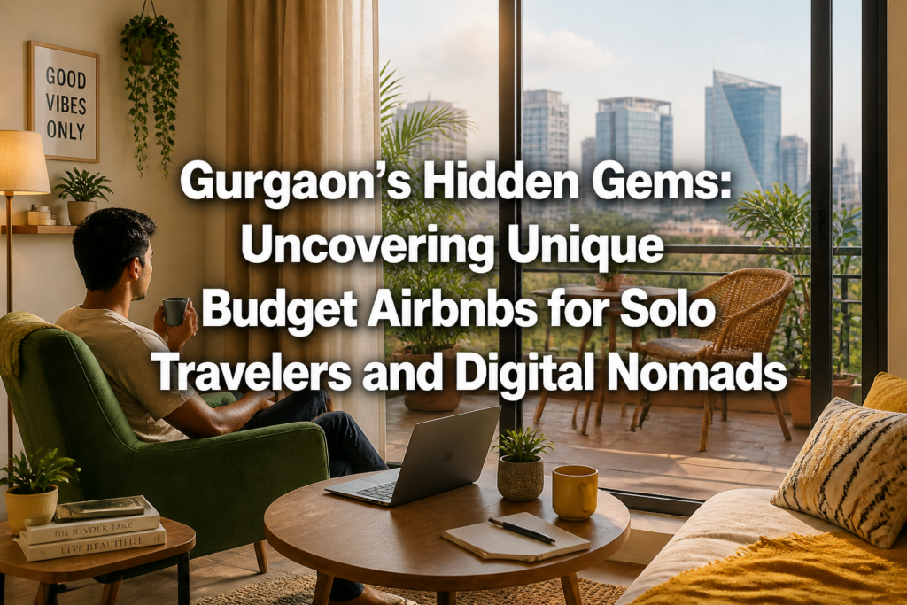 Gurgaon's Hidden Gems: Uncovering Unique Budget Airbnbs for Solo Travelers and Digital Nomads