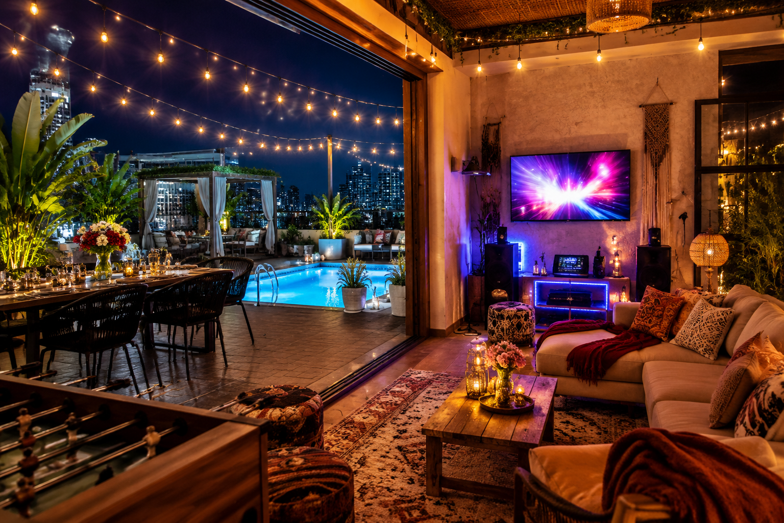 Hidden Gems: Uncovering Unique Airbnb Party Venues in Gurgaon with Specific Themes and Entertainment Options
