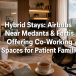 Hybrid Stays: Airbnbs Near Medanta & Fortis Offering Co-Working Spaces for Patient Families