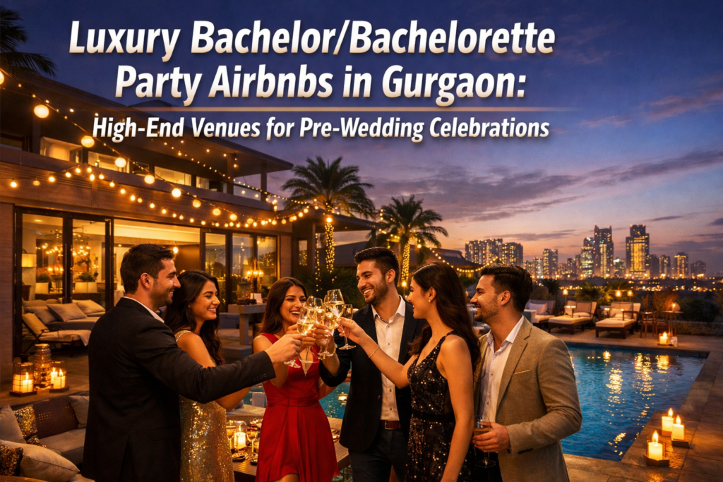 Luxury Bachelor/Bachelorette Party Airbnbs in Gurgaon: High-End Venues for Pre-Wedding Celebrations