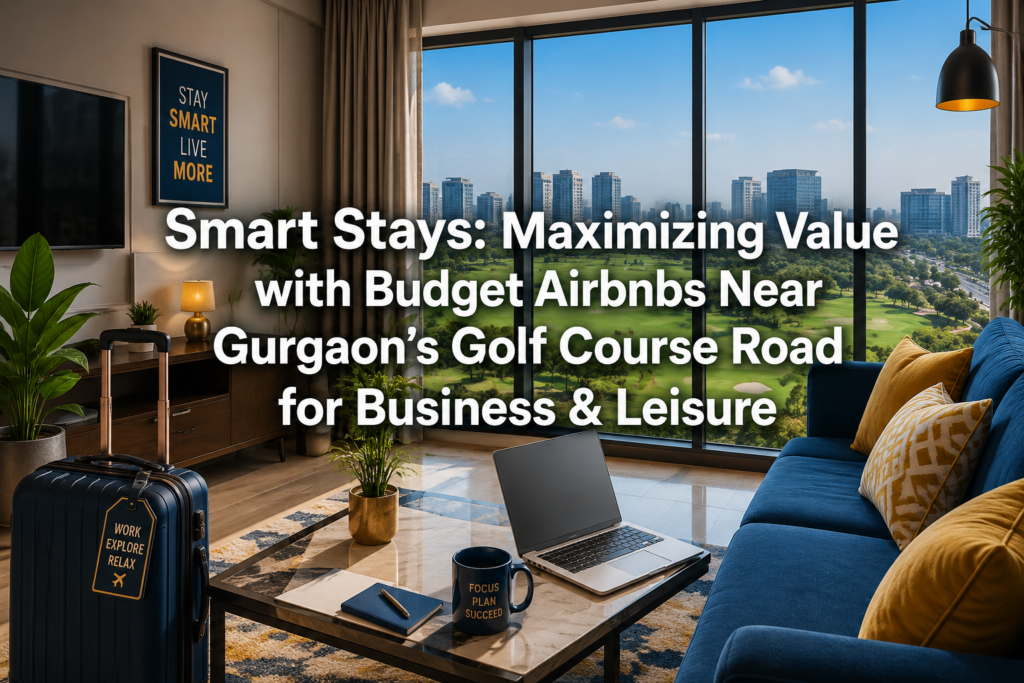 Smart Stays: Maximizing Value with Budget Airbnbs Near Gurgaon's Golf Course Road for Business & Leisure