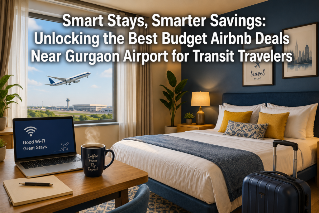 Smart Stays, Smarter Savings: Unlocking the Best Budget Airbnb Deals Near Gurgaon Airport for Transit Travelers