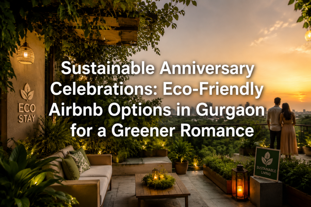 Sustainable Anniversary Celebrations: Eco-Friendly Airbnb Options in Gurgaon for a Greener Romance