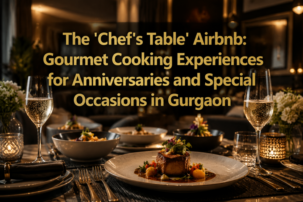 The 'Chef's Table' Airbnb: Gourmet Cooking Experiences for Anniversaries and Special Occasions in Gurgaon