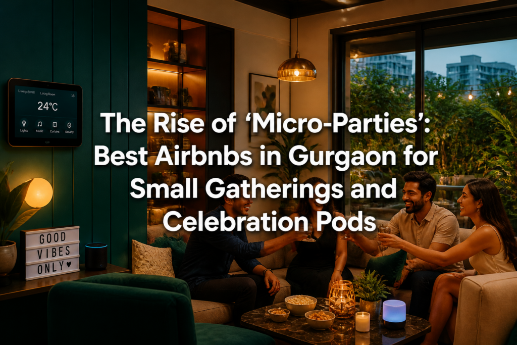 The Rise of 'Micro-Parties': Best Airbnbs in Gurgaon for Small Gatherings and Celebration Pods