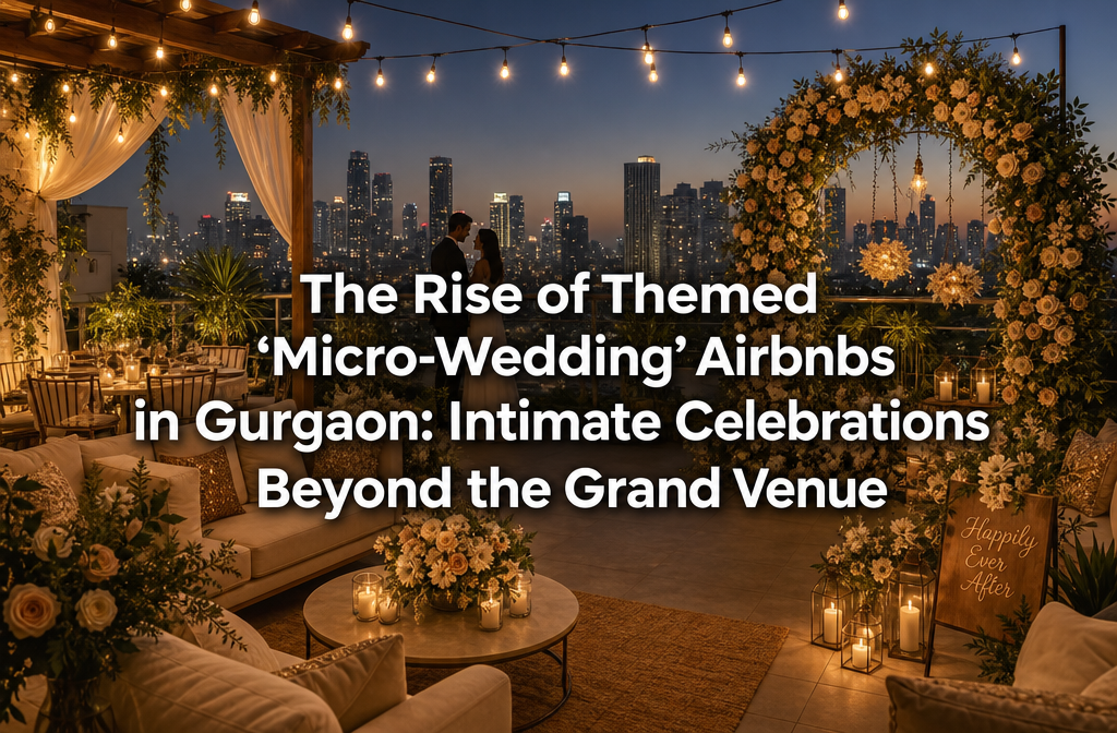 The Rise of Themed 'Micro-Wedding' Airbnbs in Gurgaon: Intimate Celebrations Beyond the Grand Venue