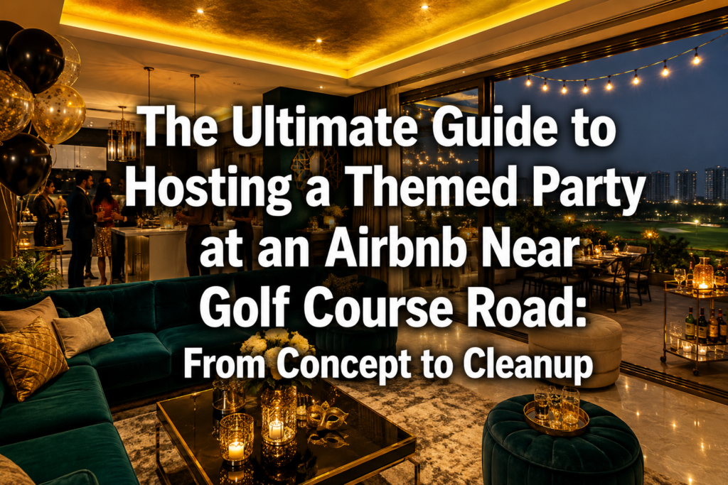 The Ultimate Guide to Hosting a Themed Party at an Airbnb Near Golf Course Road: From Concept to Cleanup