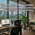 The 'Work-Life Balance' Airbnb: Stays Near Udyog Vihar & Cyber City Designed for Productivity and Wellness